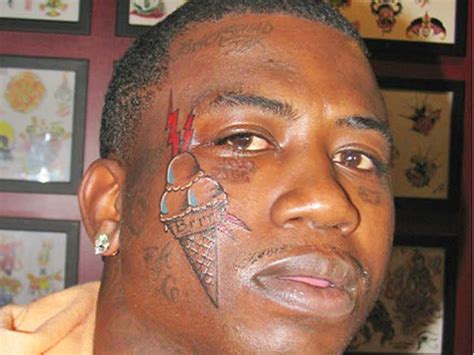 gucci mane cono gelato|gucci mane face.